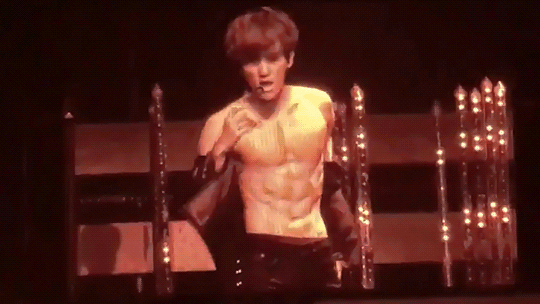 Baekhyun abs.gif