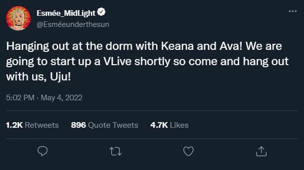 Esmée Tweet 01.png