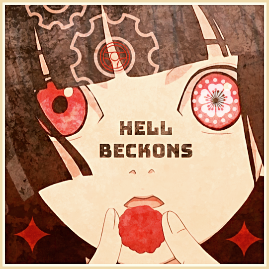 HELL GIRL FACE BORDER FINISH GRUNGE BECKONS(1) SHARP yellow(1)(1) vector(1).png