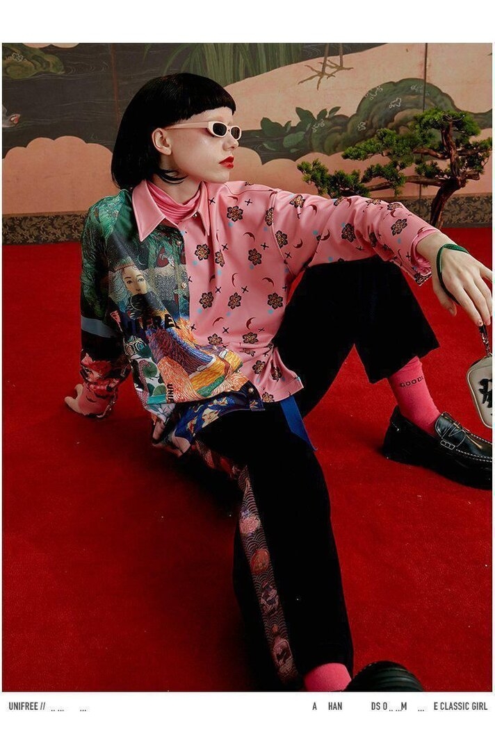 Retro chiffon long sleeve shirts & blouse.jpeg
