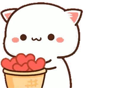 white-cute-cat-hearts-1.gif