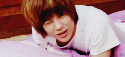 Image result for kpop fall asleep gif
